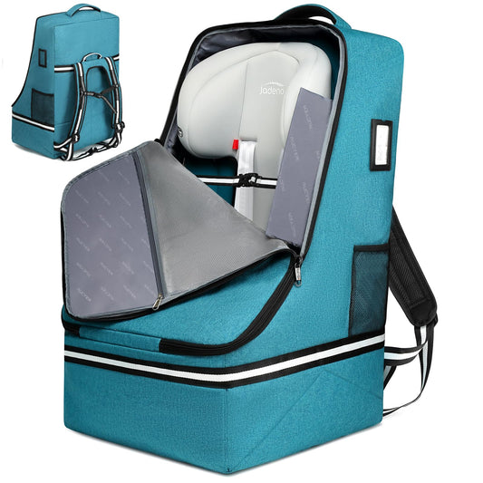 Car Seat Travel Bag, Infant Seat Travel Backpack with Padded and Adjustable Shoulder Strap